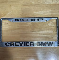 Crevier BMW License Plate Holder
