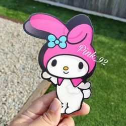 MY MELODY BUNNY HELLO KITTY FRIEND 3D STICKER MOTION LENTICULAR  DECAL