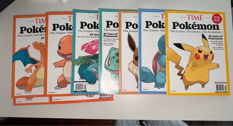 9 Pokemon TIME Magazine 25 years Anniversary
