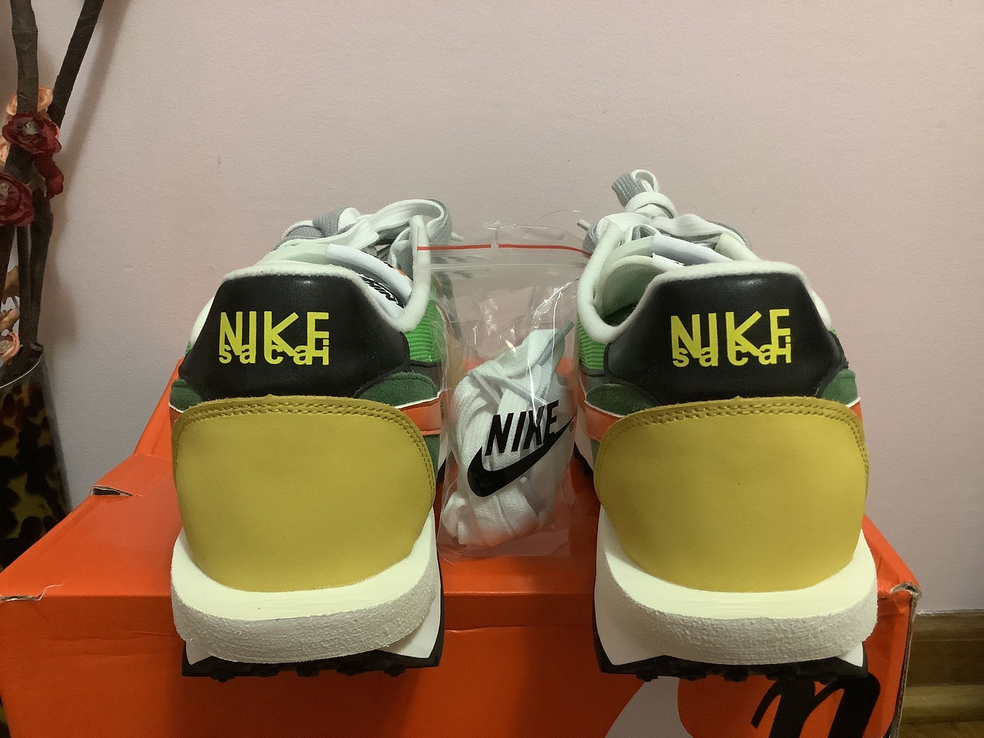 Sacai Nike LD Waffle Daybreak men’s Running Sneakers Lemon