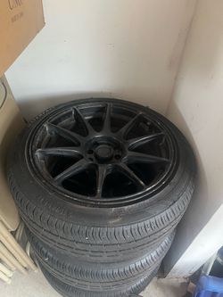 4x100 wheels & new tires