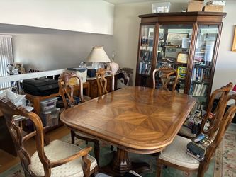 Dining room table and chairs