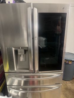 LG refrigerator and freezer