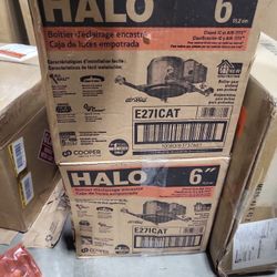 HALO 6 Pack 6inch Recessed Housing 35$