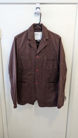 Stussy 4 Pockets Button Up Brown Jacket Size S