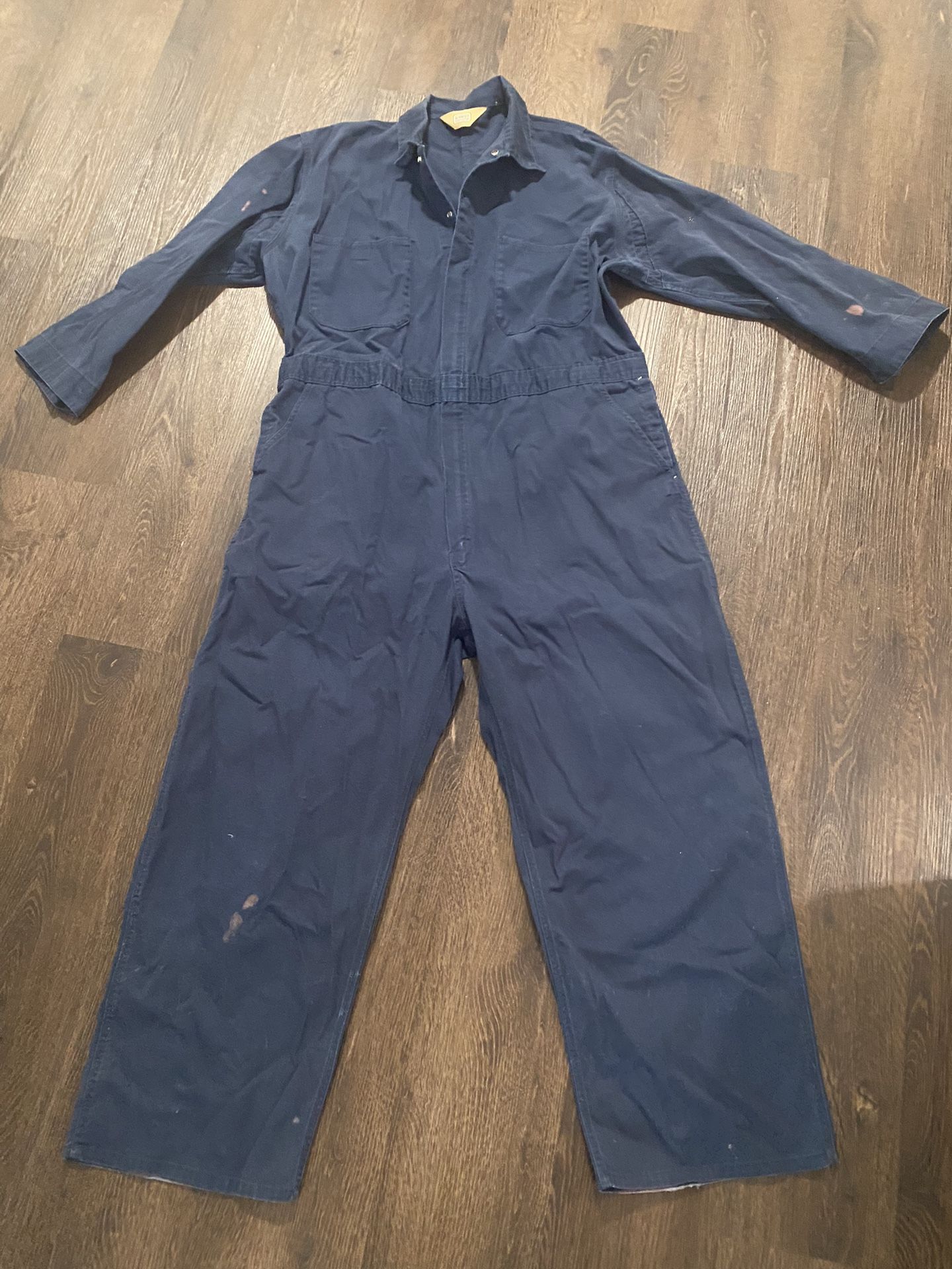 C.E. Schmidt Workwear Mens Size Large Non-Insulated Navy Blue Overalls #18