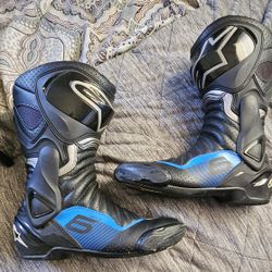 Motorcycle Boots Alpinestars SMX-6 Size 9