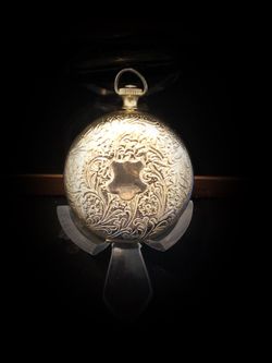 Pocket watch pill holder pendant Mother’s Day