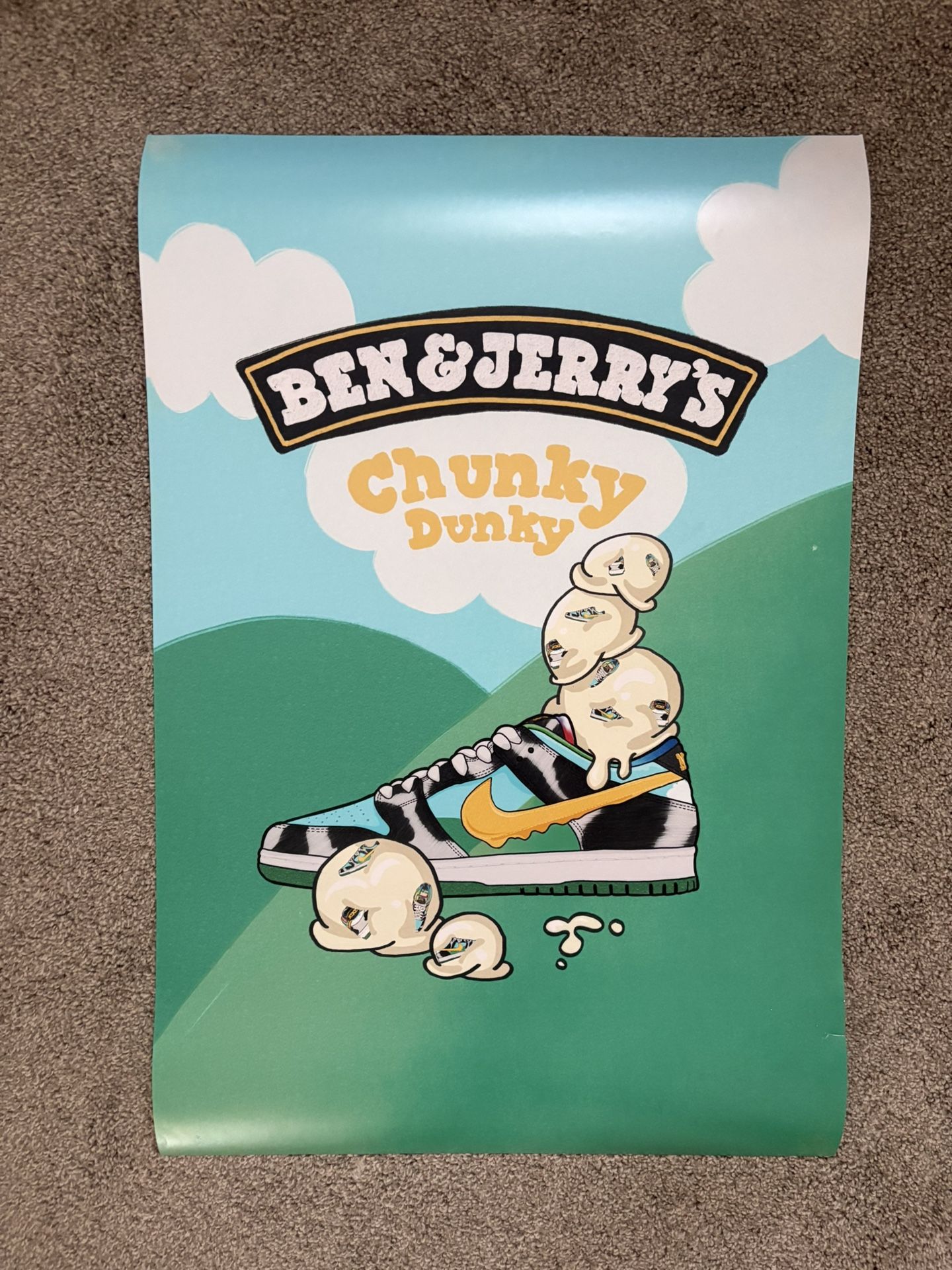 Nike SB Chunky Dunky Ben & Jerry’s Poster