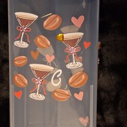 Decorated Coffee Container