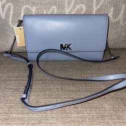 Michael Kors Blue Crossbody Purse NEW 