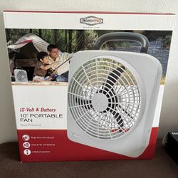 12V Portable Fan For Camping 