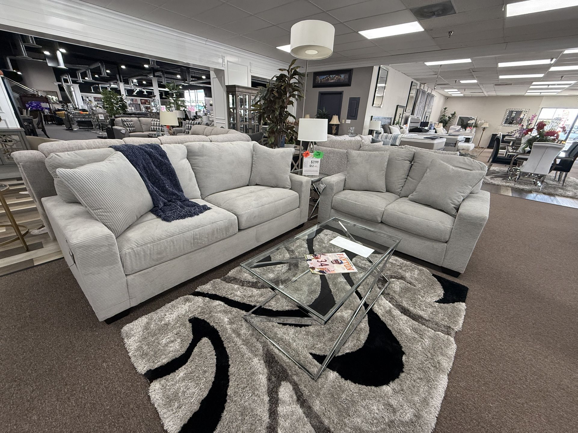 2 Pc Sofa And Loveseat 
