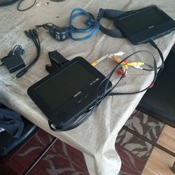 7 In Phillips Headrest Tv Dvd