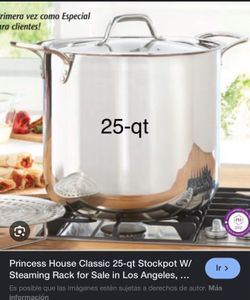 Olla tamalera de 25 qt princesshouse