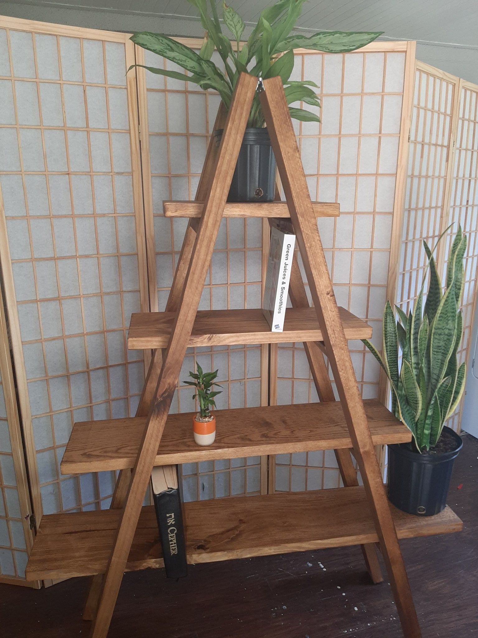A-Frame Ladder Shelf