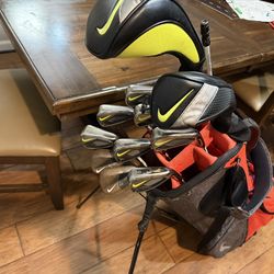Nike golf club set Nike vapor fly irons Nike vapor speed driver hybrid golf bag