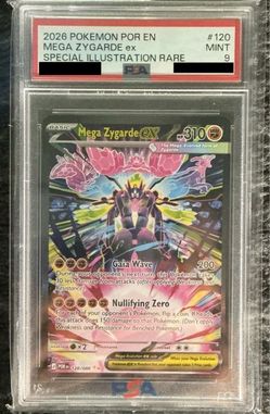 Mega Zygarde ex PSA 9 Special Illustration Rare