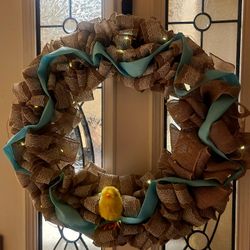Huge Any Occasion Wreath With Fairy Lights