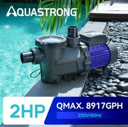 Aquastrong 2HP 220v Pool Pump 
