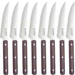 #2) Steak Knives Set of 8 with Gift Box -