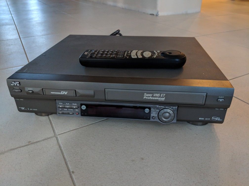 JVC SR-VS30U DUAL FORMAT S-VHS, PRO-DV RECORDER