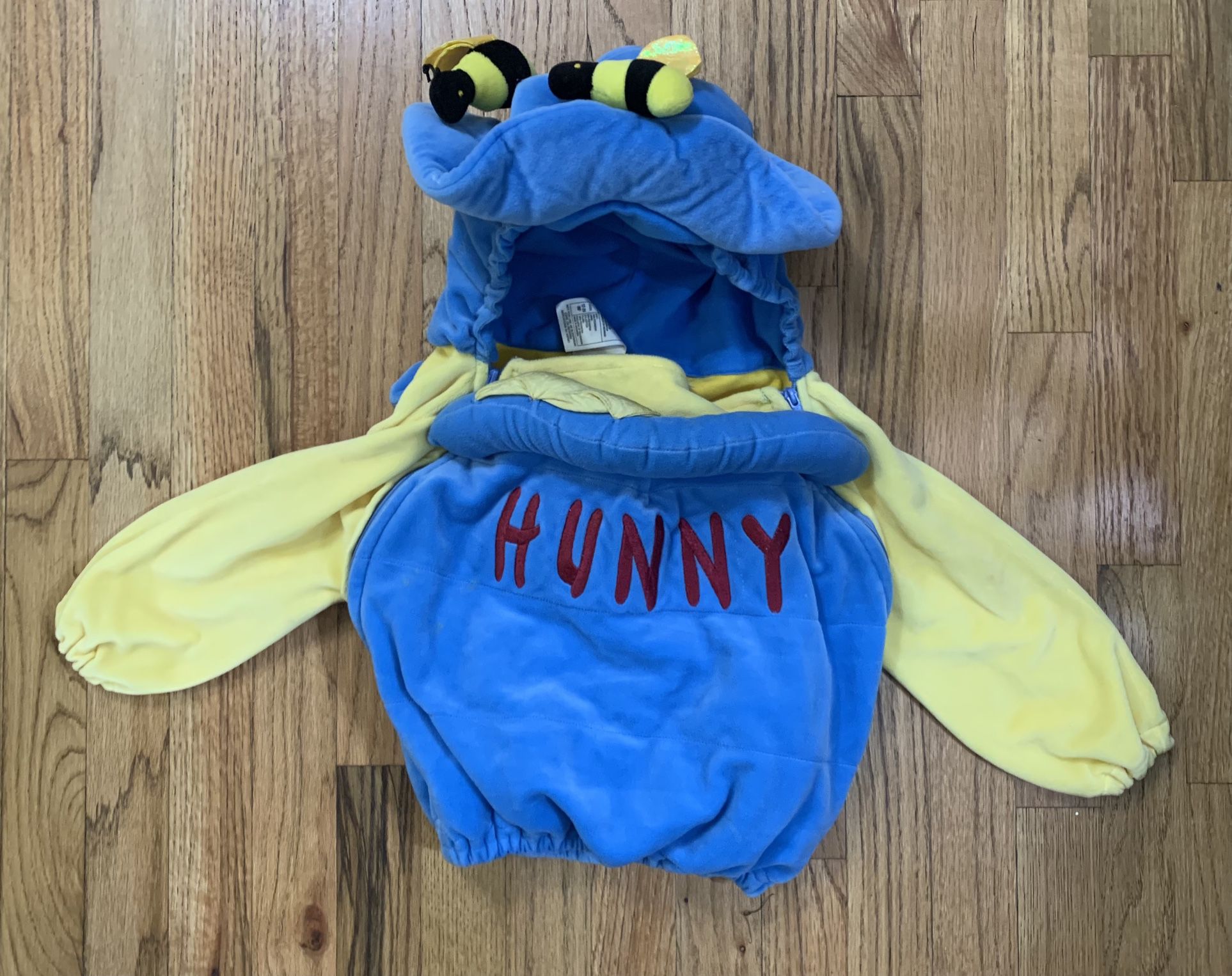 Disney Winnie the Pooh -Hunny Pot Costume 12-24M Baby Honey Halloween