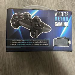 Wireless Retro Gaming 2 Controllers 20000+ Games HDMI Classic Games 4K Brand New