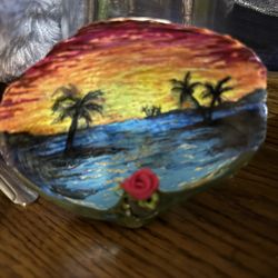 Handmade painted shells