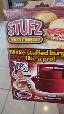 STUFZ America's Stuffed Burger Press Patty Maker