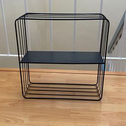 Black Display Shelf