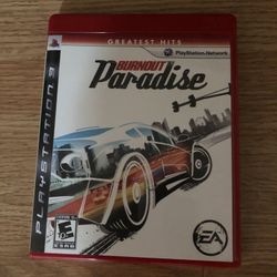 Burnout Paradise PS3 game 