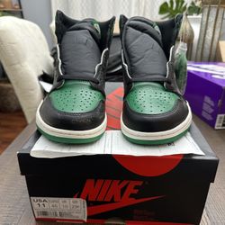 Nike Air Jordan 1 Retro High Green Sail Size 11 Brand New 