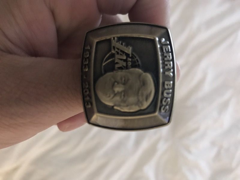Jerry Buss Lakers Birthday Ring. Limited edition collectors item.