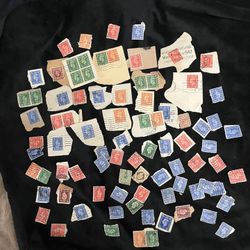 Vintage British Postage Stamp Lot (≈90 Stamps) – King George VI Era 1930s–1940s w/ 1947 Postmarks  ⸻  Description  Vintage British stamp collection lo