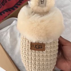 uggs cable knit slippers