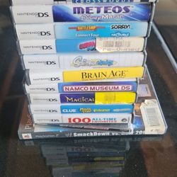 Nintendo ds and Playstation 2 ps2 empty game cases