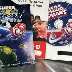 🌌 Super Mario Galaxy 1 & 2 Wii Game Bundle – Complete w/ Manuals & Case – Preowned