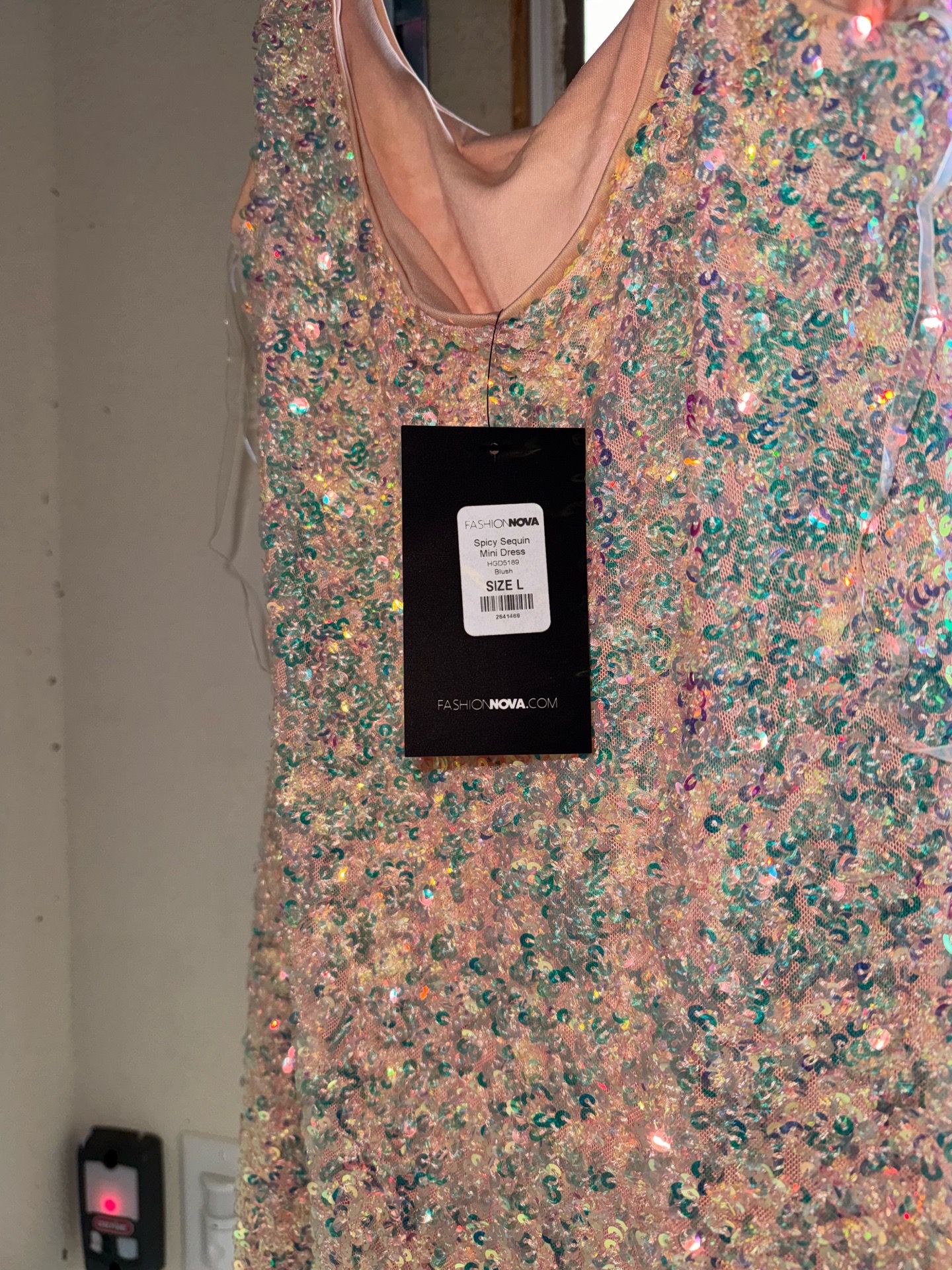Large mini Dress