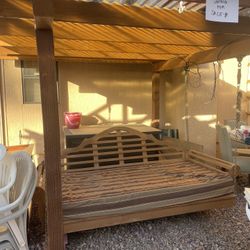 Outdoor Swing and Gazebo 