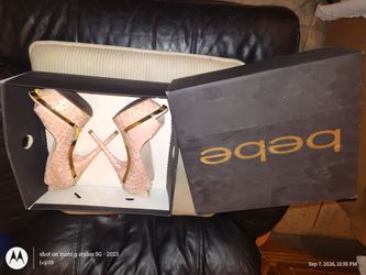 Bebe Platform Wedge Heels sz. 9