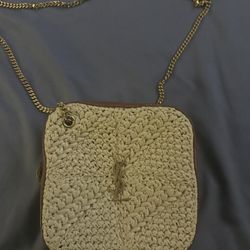 YSL RAFFIA Minaudiére