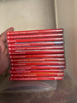 Switch Games for Sale prices in description