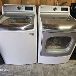 Lg Topload Washer And Dryer Set Perfect Working Condition 