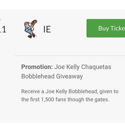 Ranch Cucamonga Quakes Game 7/11. 4 Tickets 