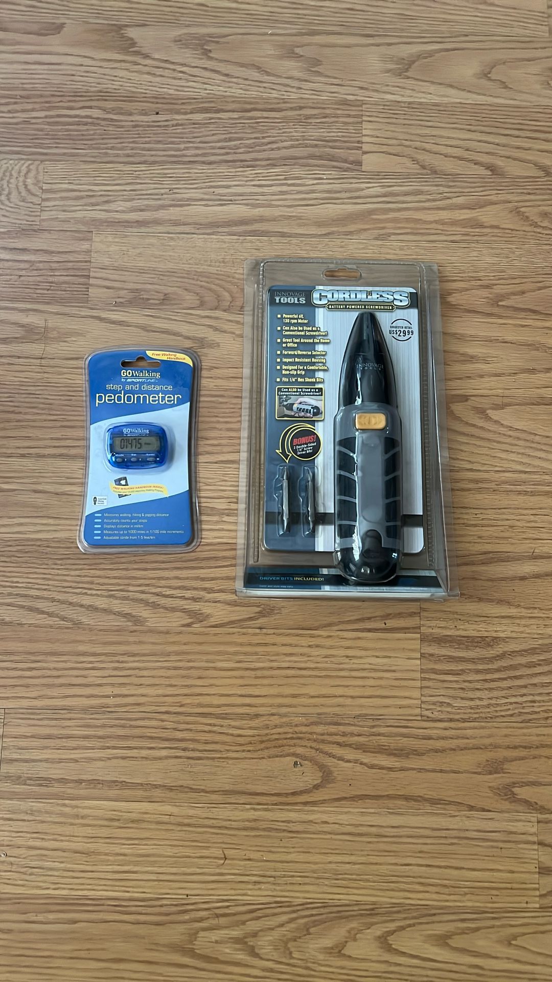 Pedometer-Cordless Tool Screw Diver $5 Each