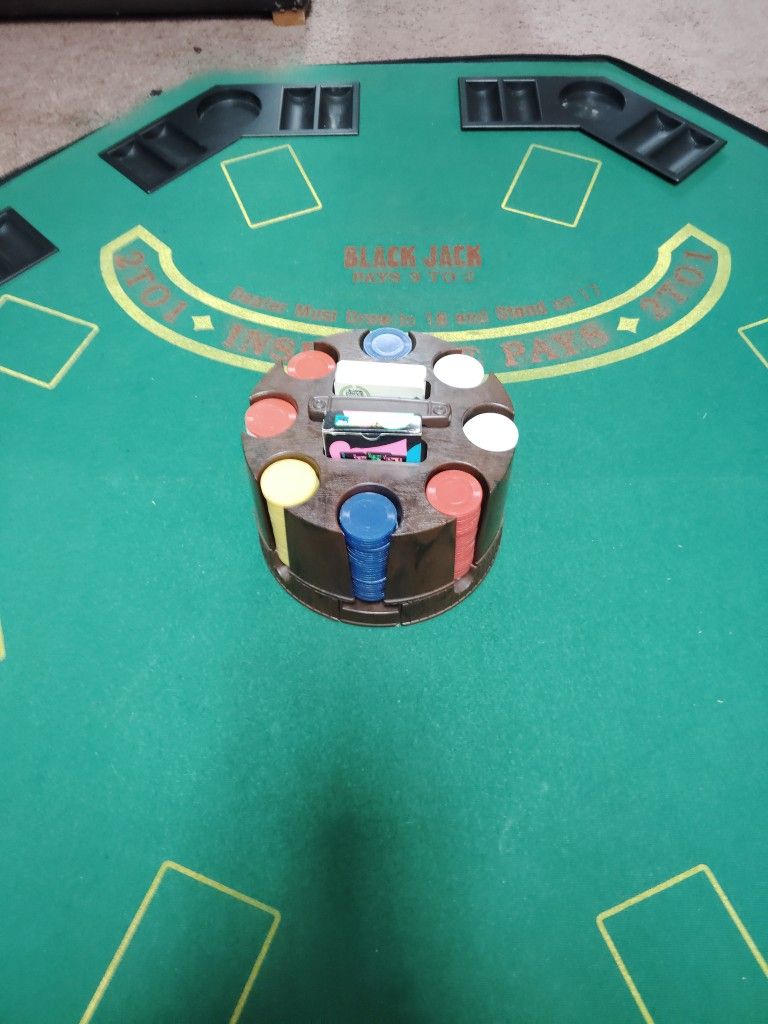 Portable Poker Table Top 