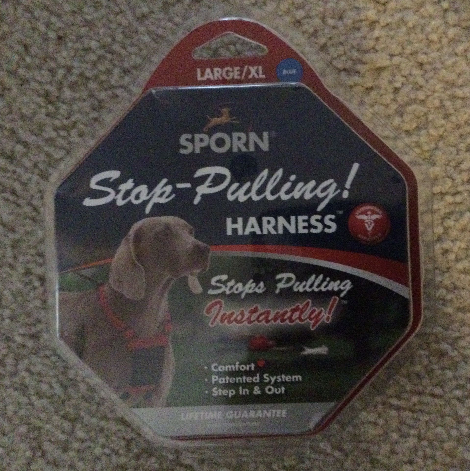 Sporn Stop-Pulling! Dog Harness, Sz. L/XL ~ New