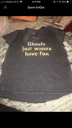 Halloween tee new with tag size large