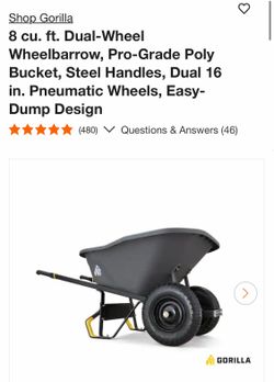 USED VERY STURDY WHEELBARREL